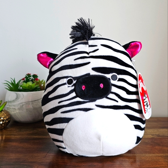 Squishmallows Tracey The Zebra Official Kellytoy Plush 8" Squishy Soft Plush Toy - Picture 8 of 10
